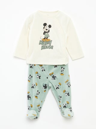 Completo pigiama en velluto 'Disney' top + pantaloni - 2 pezzi