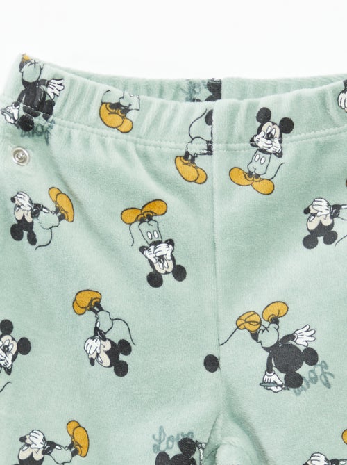 Completo pigiama en velluto 'Disney' top + pantaloni - 2 pezzi - Kiabi