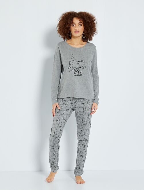Completo pigiama - GRIGIO - Kiabi - 12.00€