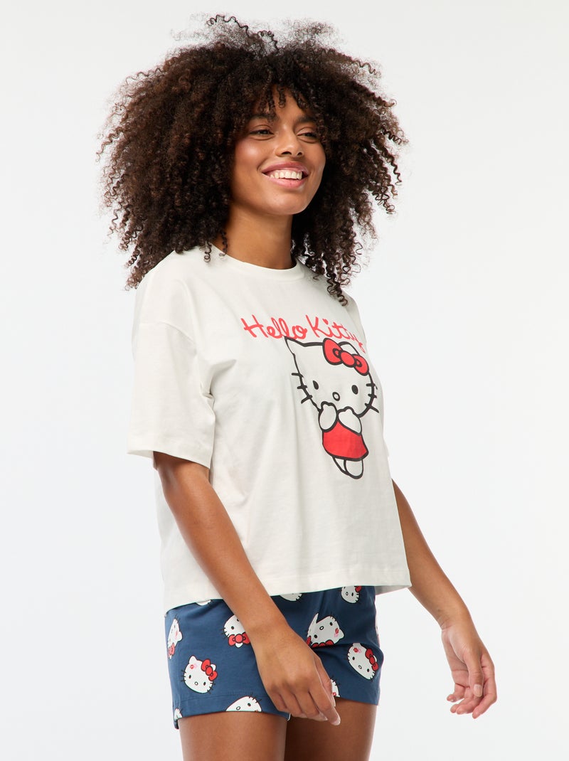Completo pigiama 'Hello Kitty' - 2 pezzi BLU - Kiabi