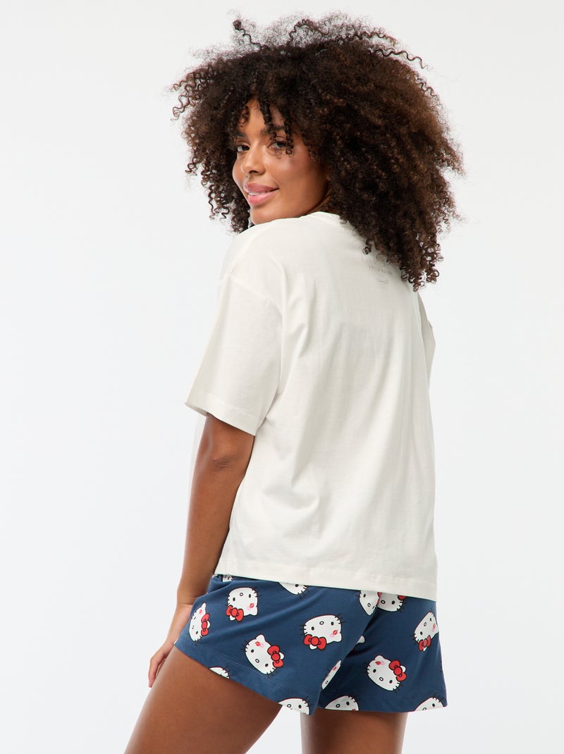 Completo pigiama 'Hello Kitty' - 2 pezzi BLU - Kiabi