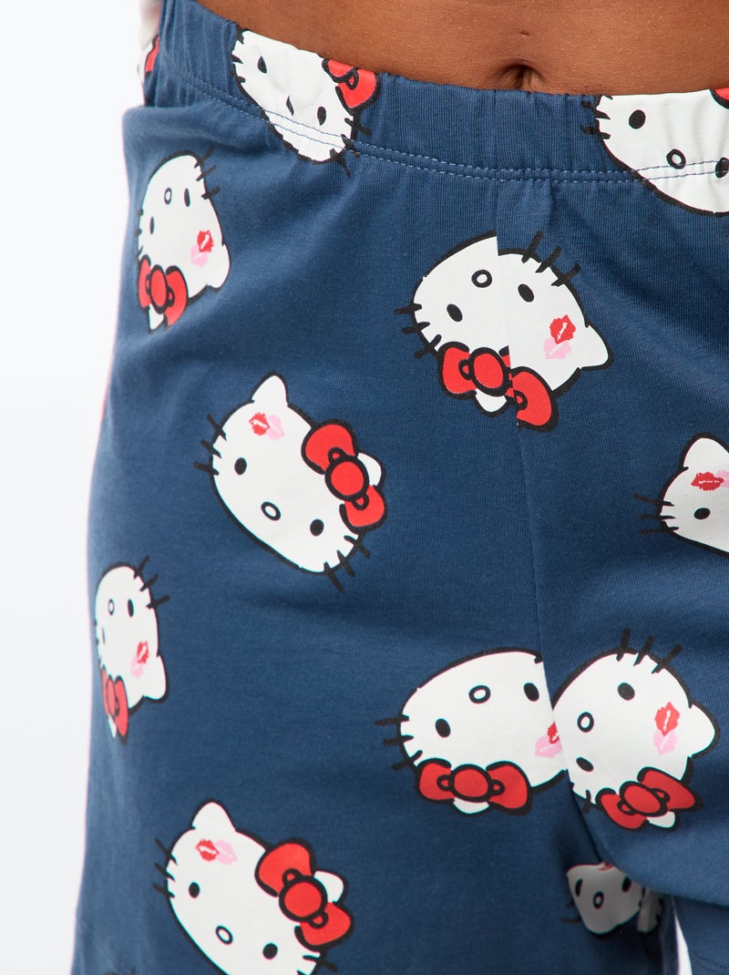 Completo pigiama 'Hello Kitty' - 2 pezzi BLU - Kiabi