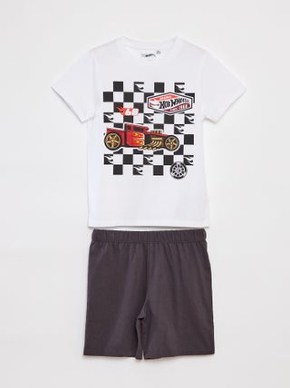 Completo pigiama 'Hot Wheels' shorts + t-shirt - 2 pezzi
