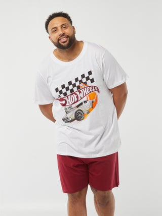 Completo pigiama 'Hot Wheels' shorts + t-shirt - 2 pezzi
