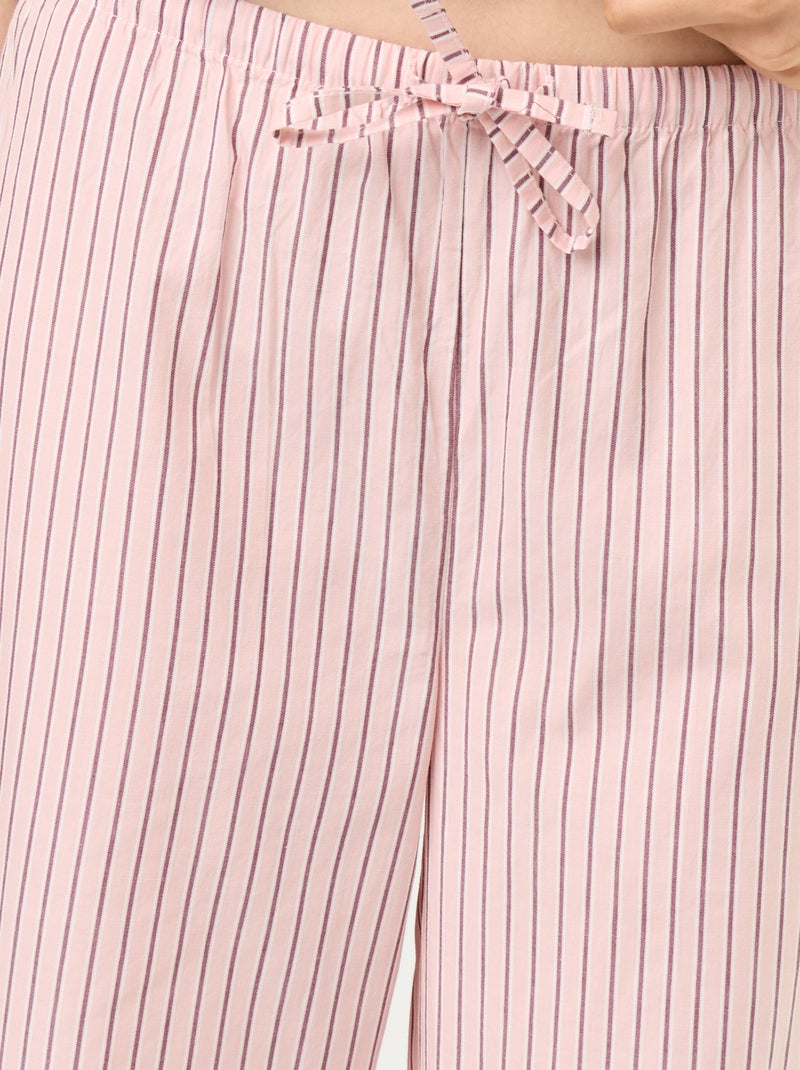 Completo pigiama in cotone - T-shirt + pantaloni Blu - Kiabi