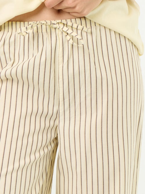 Completo pigiama in cotone - T-shirt + pantaloni - Kiabi