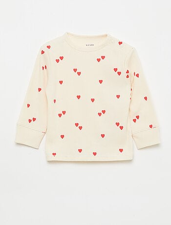 Completo pigiama in cotone a costine - 2 pezzi