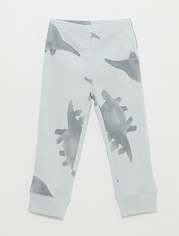 Completo pigiama in cotone a costine - 2 pezzi