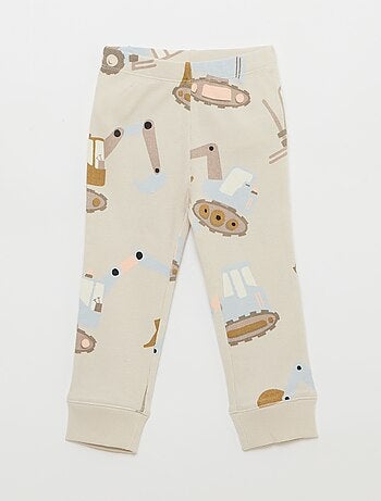 Completo pigiama in cotone a costine - 2 pezzi