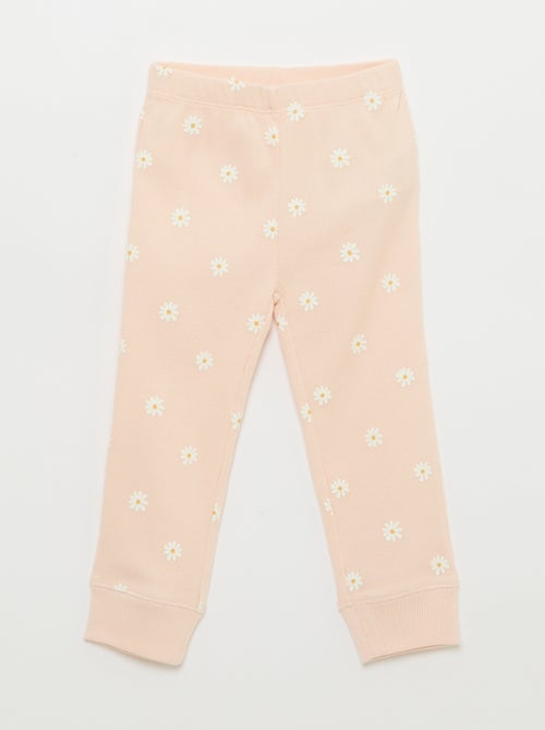 Completo pigiama in cotone a costine - 2 pezzi - Kiabi