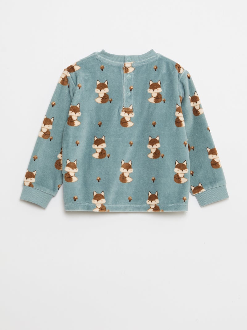 Completo pigiama in cotone Blu - Kiabi