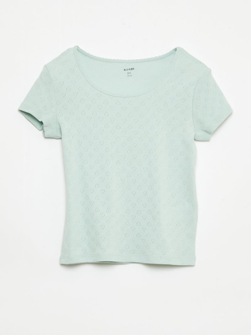 Completo pigiama in cotone Verde - Kiabi