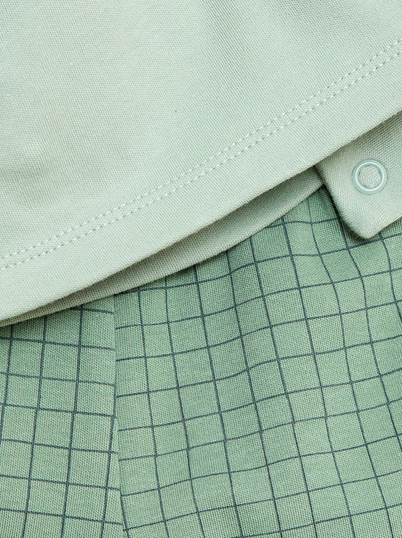 Completo pigiama in felpa - 2 pezzi Verde - Kiabi