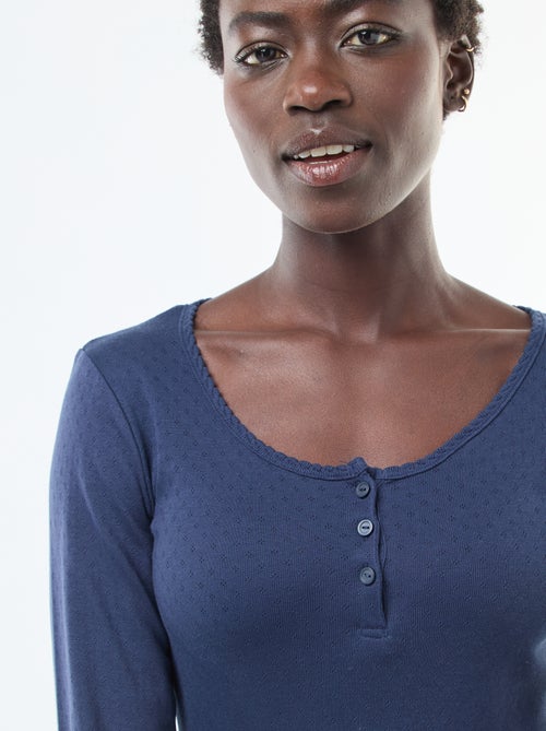 Completo pigiama in flanella di cotone - Kiabi