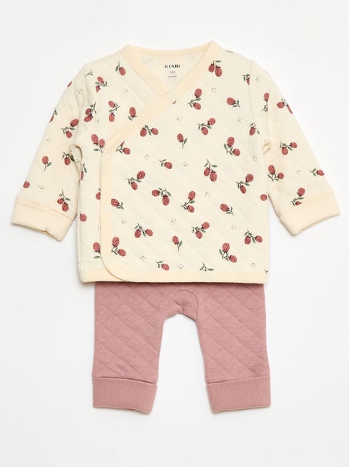 Completo pigiama in jersey di cotone - Kiabi Completo pigiama in jersey di cotone - Kiabi