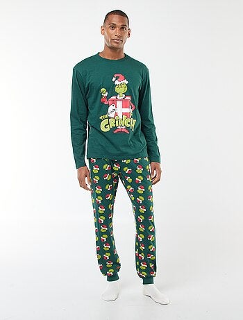 Completo pigiama in jersey 'The Grinch'