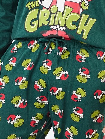 Completo pigiama in jersey 'The Grinch'