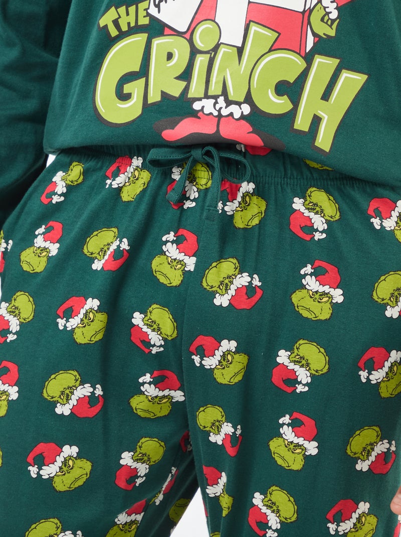 Completo pigiama in jersey 'The Grinch' Verde - Kiabi