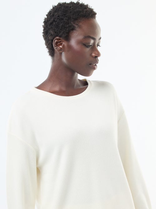 Completo pigiama in jersey tinta unita - Kiabi