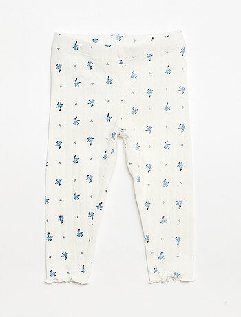 Completo pigiama in maglia a nido d'ape - 2 pezzi