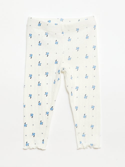 Completo pigiama in maglia a nido d'ape - 2 pezzi - Kiabi