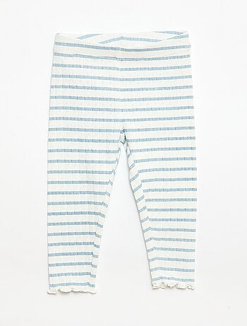 Completo pigiama in maglia a nido d'ape - 2 pezzi