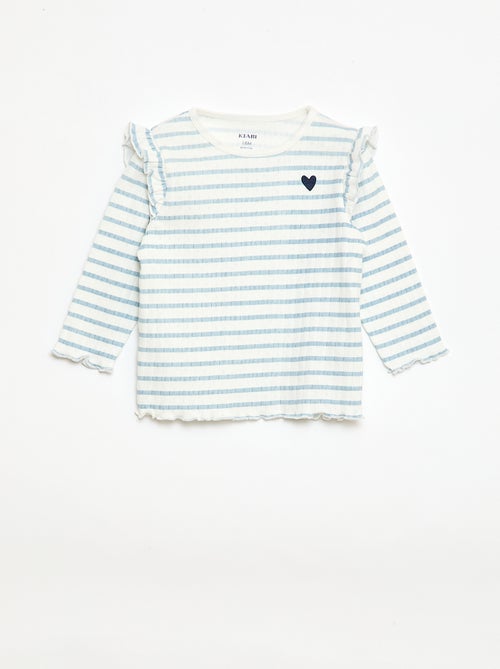 Completo pigiama in maglia a nido d'ape - 2 pezzi - Kiabi