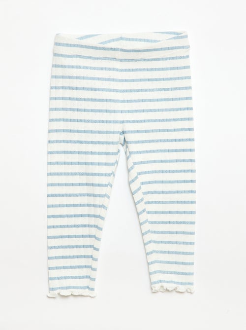 Completo pigiama in maglia a nido d'ape - 2 pezzi - Kiabi