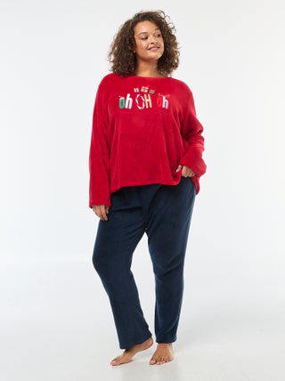 Completo pigiama in pile - 2 pezzi