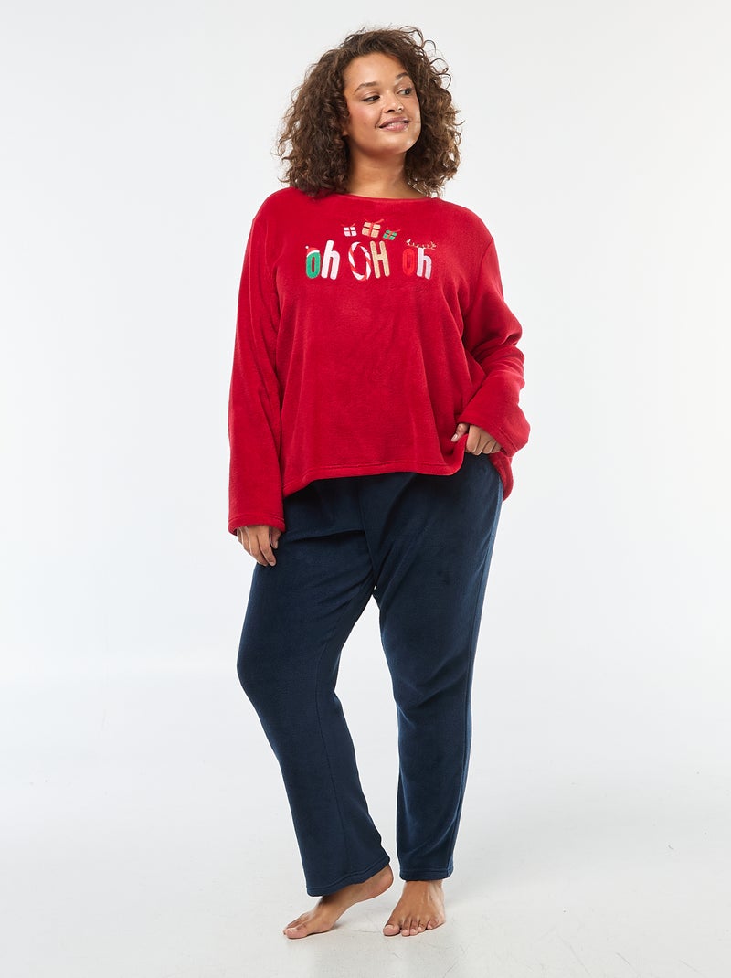 Pigiama Pantaloni Wondershop Di Target In Pile Rosso E Nero Quadri Scozzesi Per Bambini Taglia 12