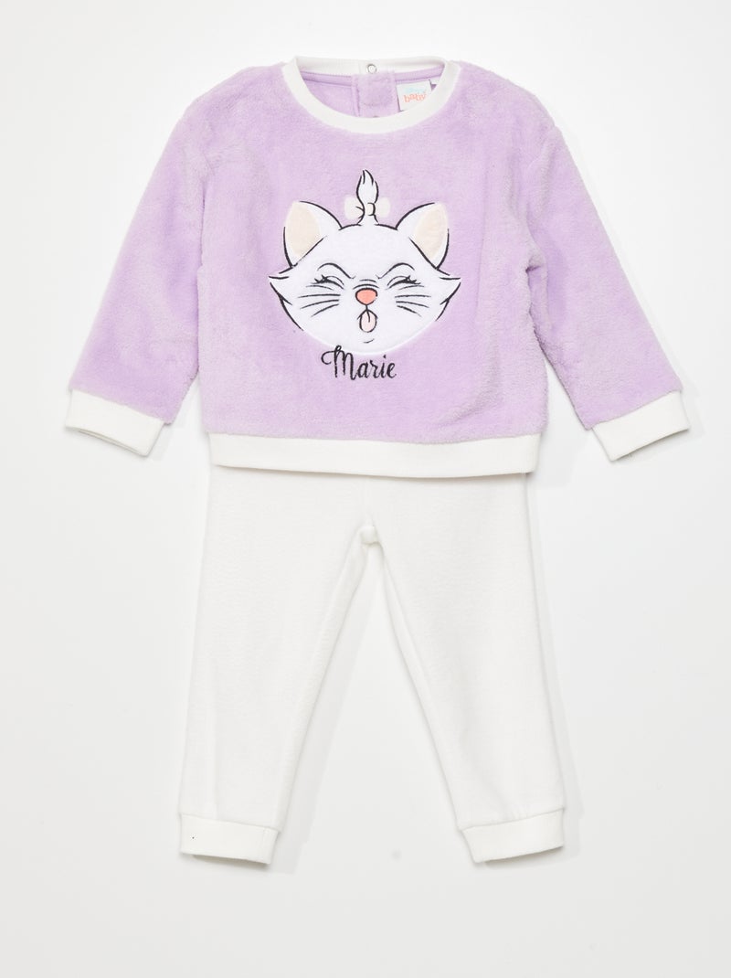 Completo pigiama in pile 'Disney' 2 pezzi VIOLA - Kiabi