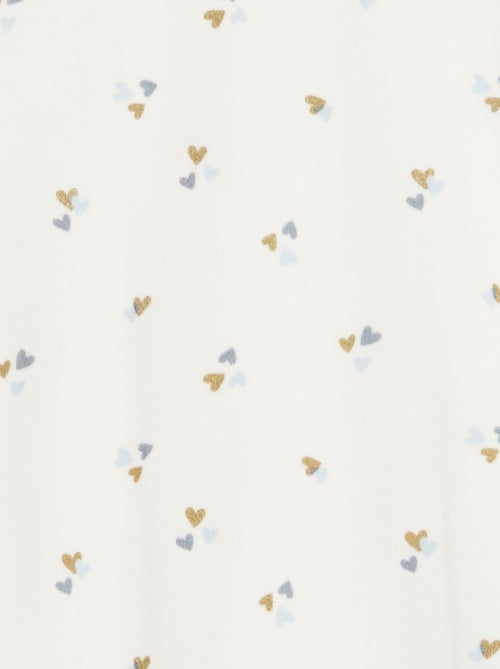 Completo pigiama in pile felpa + pantaloni - 2 pezzi - Kiabi