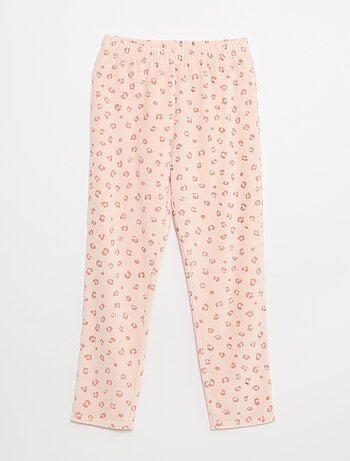 Completo pigiama in pile felpa + pantaloni - 2 pezzi