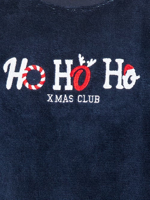 Completo pigiama in pile natalizio - 2 pezzi - Kiabi