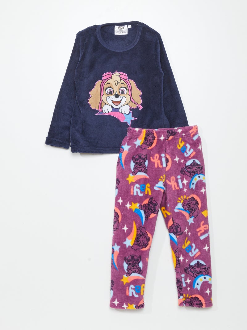 Completo pigiama in pile 'Paw Patrol' - 2 pezzi BLU - Kiabi