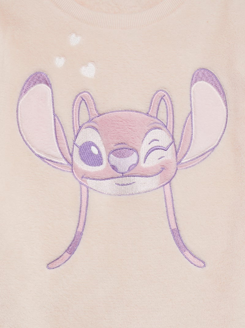 Completo pigiama in pile Stitch - 2 pezzi ROSA - Kiabi