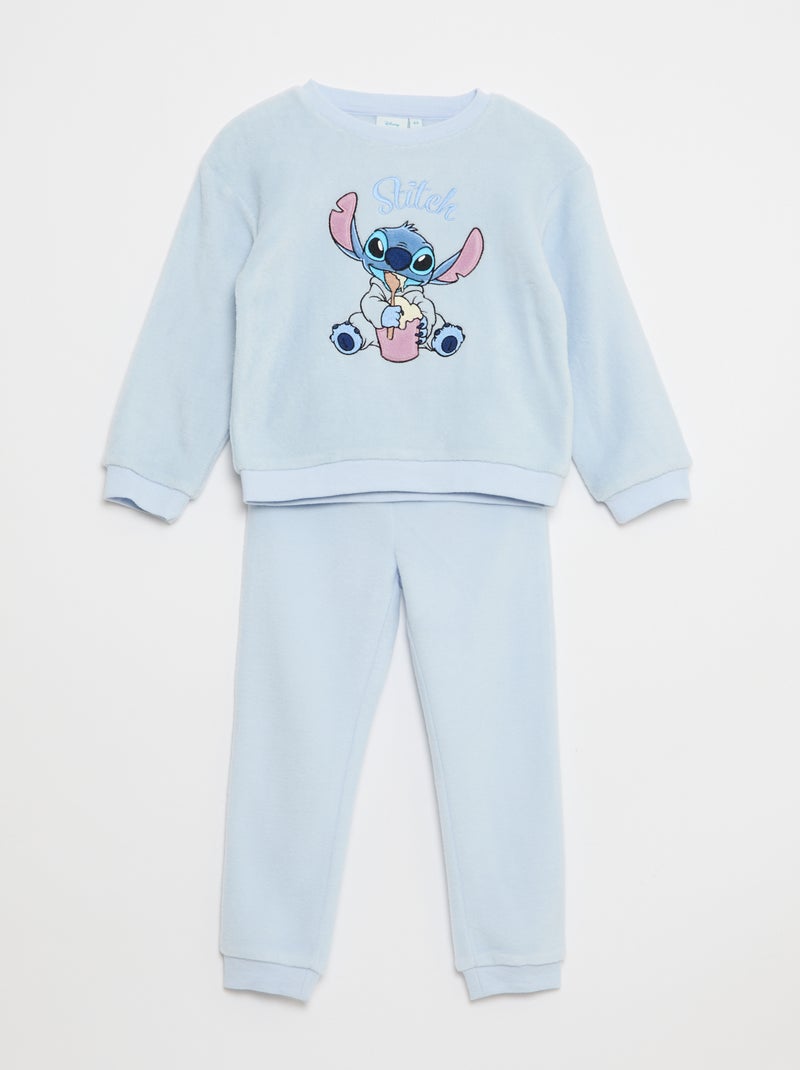 Completo pigiama in pile 'Stitch' 'Disney' Blu - Kiabi
