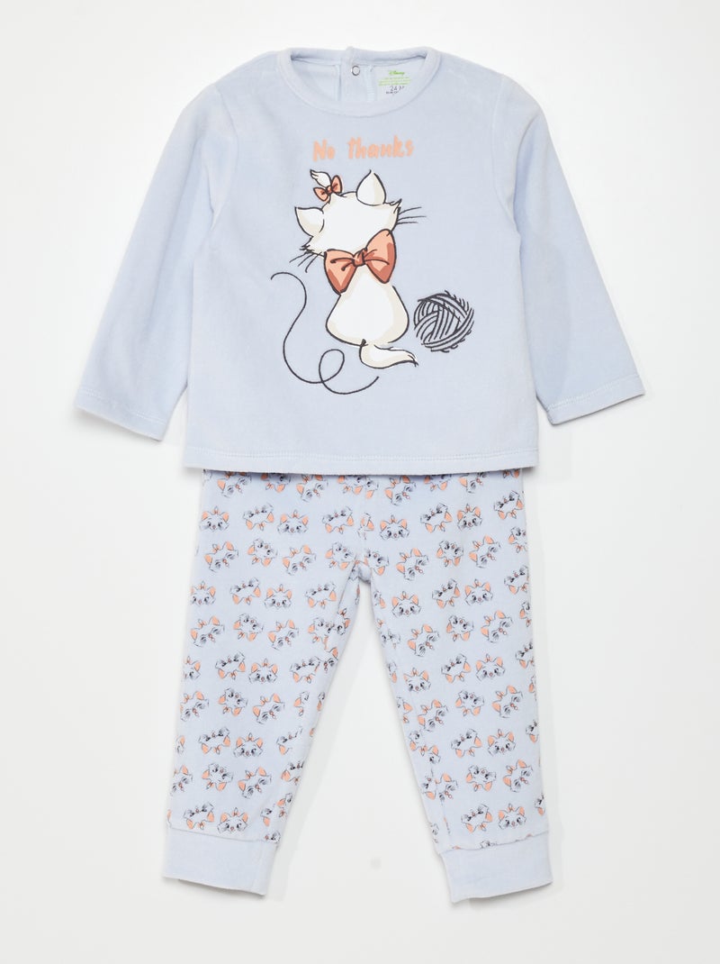Completo pigiama in velluto 'Disney' 2 pezzi BLU - Kiabi