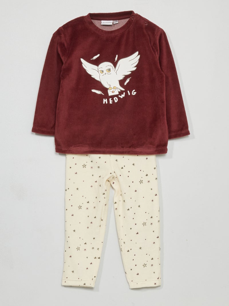Completo pigiama in velluto 'Harry Potter' ROSSO - Kiabi