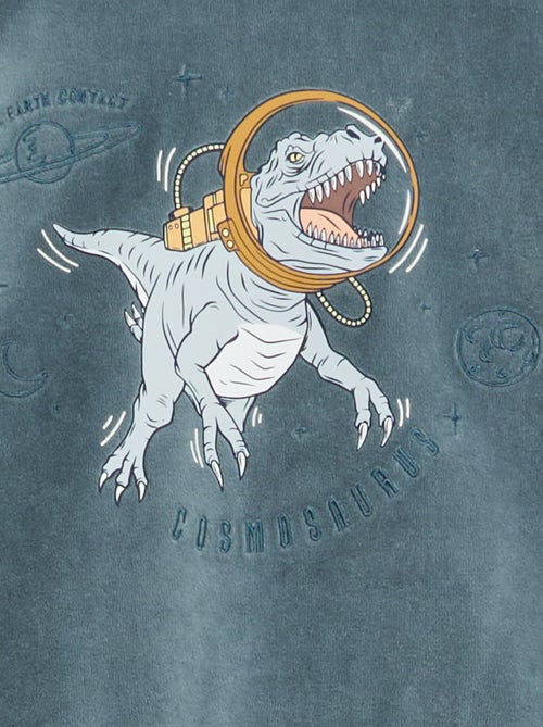 Completo pigiama in velluto stampato felpa + pantaloni - 2 pezzi - Kiabi