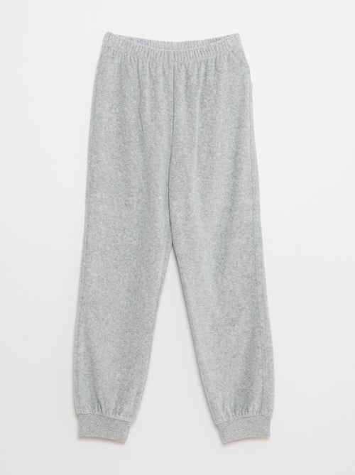 Completo pigiama in velluto stampato felpa + pantaloni - 2 pezzi - Kiabi