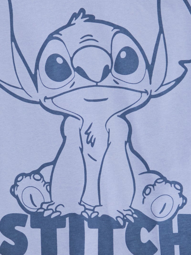 Completo pigiama long 'Stitch' ''Disney'' - 2 pezzi BLU - Kiabi