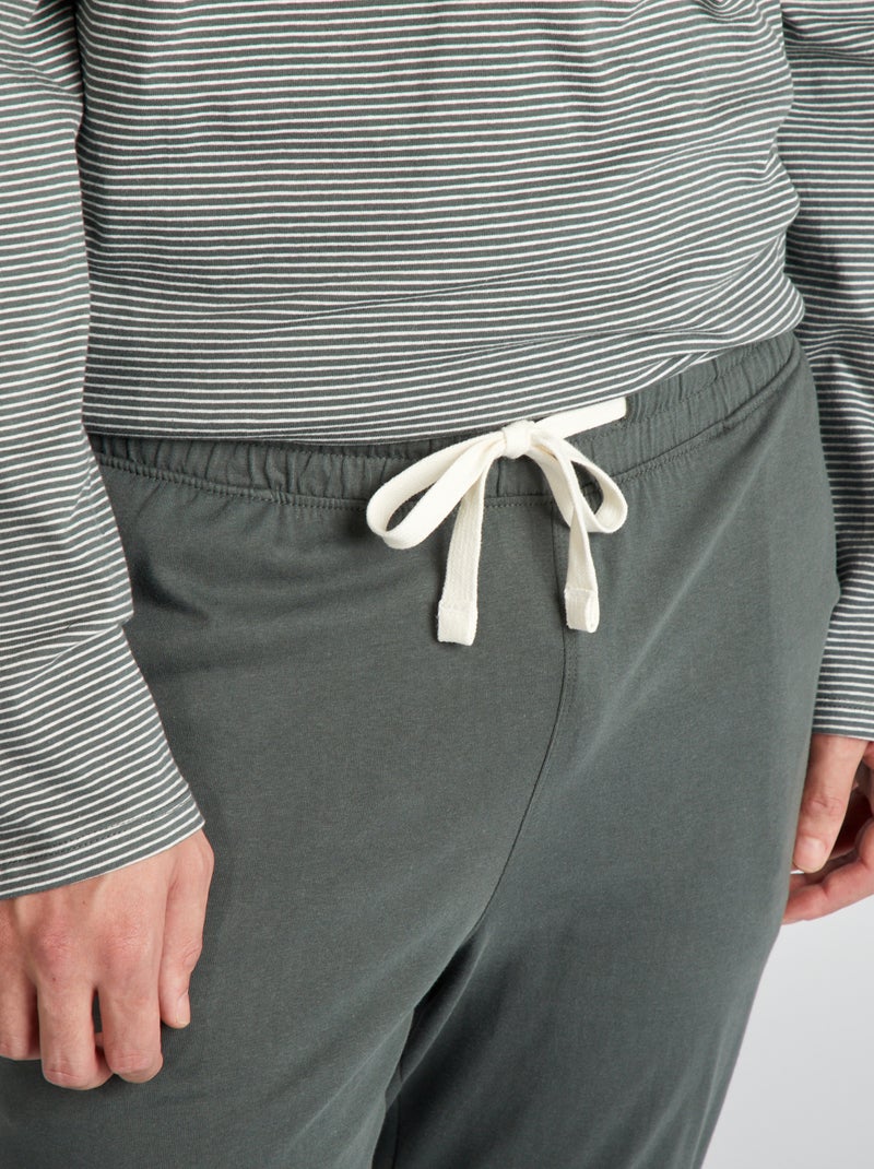 Completo pigiama lungo - 2 pezzi VERDE - Kiabi