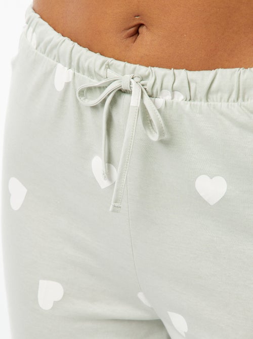 Completo pigiama lungo - 2 pezzi - Kiabi