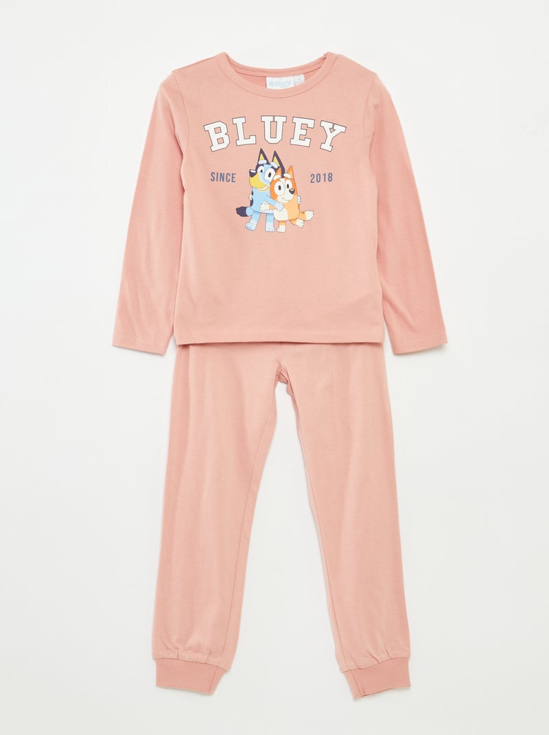 Completo pigiama lungo 'Bluey' Rosa - Kiabi