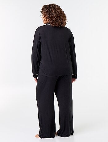 Completo pigiama lungo camicia + pantaloni - 2 pezzi