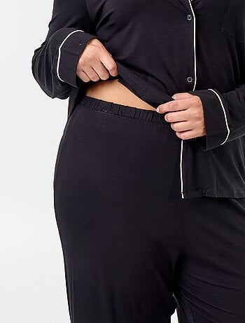 Completo pigiama lungo camicia + pantaloni - 2 pezzi