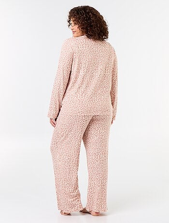 Completo pigiama lungo camicia + pantaloni - 2 pezzi