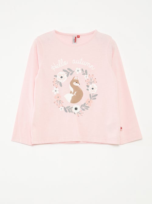 Completo pigiama lungo fantasia - 2 pezzi - Kiabi