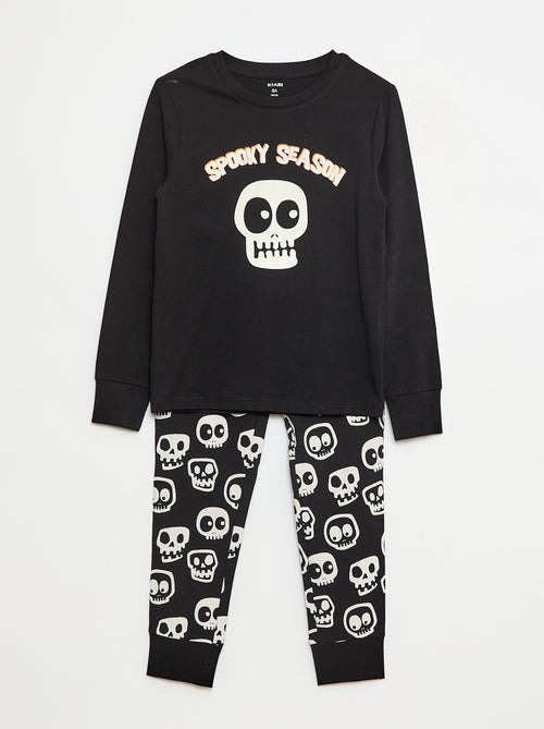 Completo pigiama lungo 'Halloween' - 2 pezzi - Kiabi
